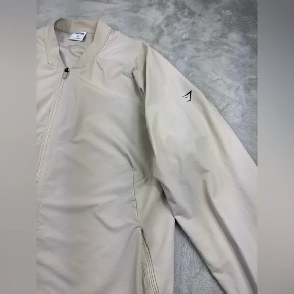 Gymshark Men’s Zip up jacket sz xl Style A1A3R Lightweight Activewear - Picture 3 of 10